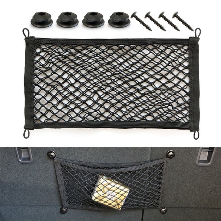 Stretchable Small Mesh Cargo Net, Elastic Nets Storage Pouch For Truck Car Suv Boats