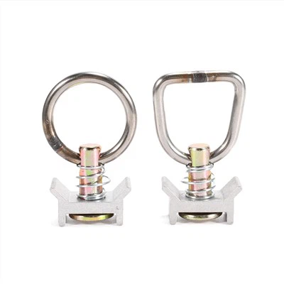 Неръждаема стомана с кръгъл пръстен, алуминиев Keeper L Track Cargo Control